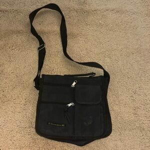 Black Connections cross body purse
